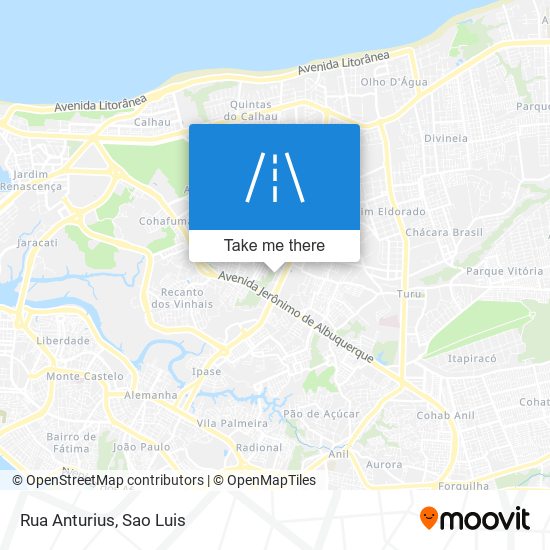Mapa Rua Anturius
