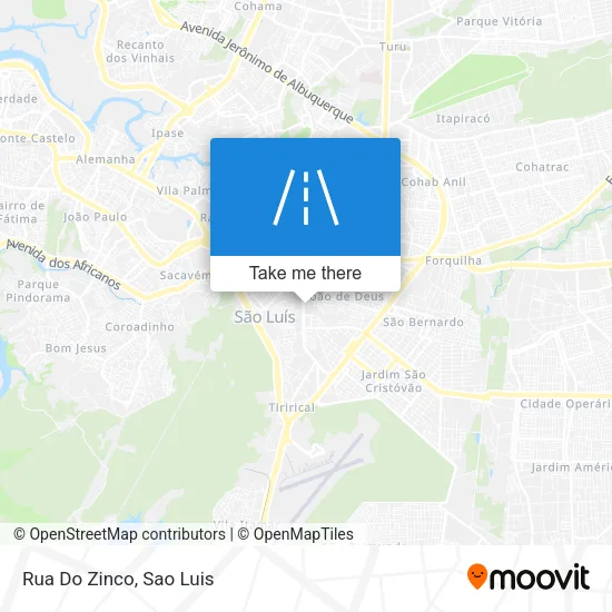 Rua Do Zinco map