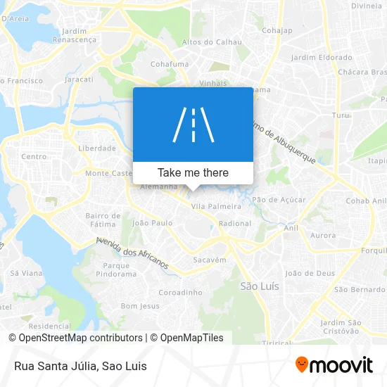 Rua Santa Júlia map