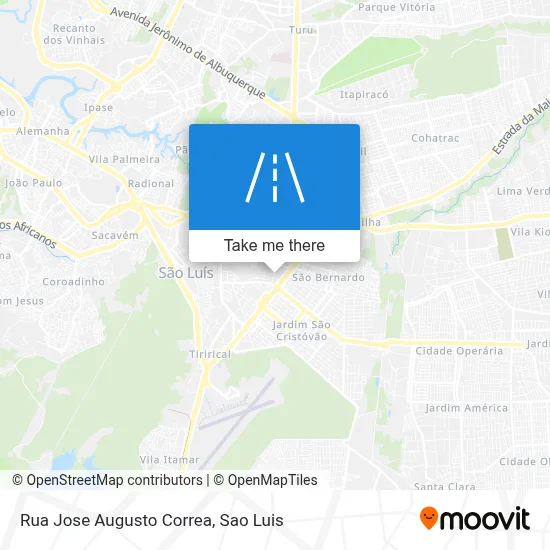 Rua Jose Augusto Correa map