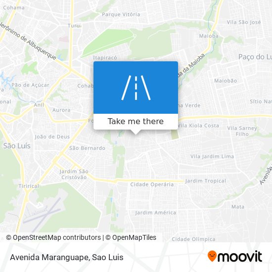 Mapa Avenida Maranguape