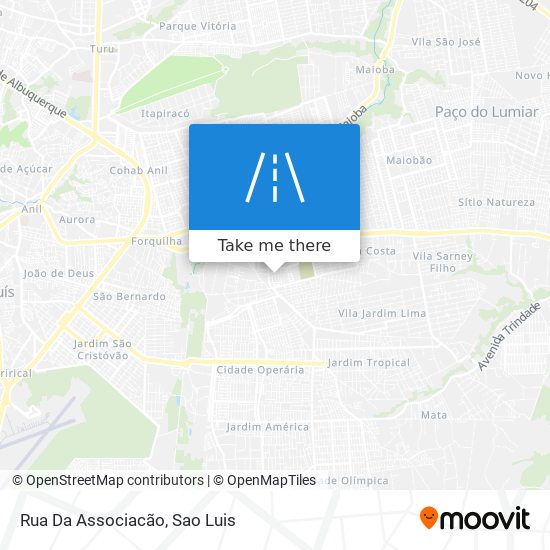 Rua Da Associacão map