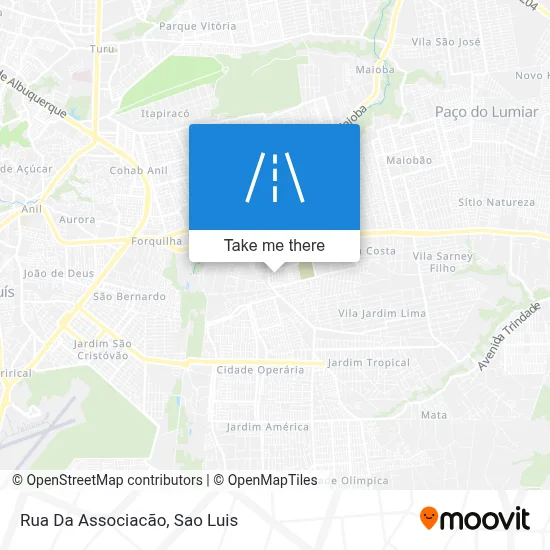 Rua Da Associacão map