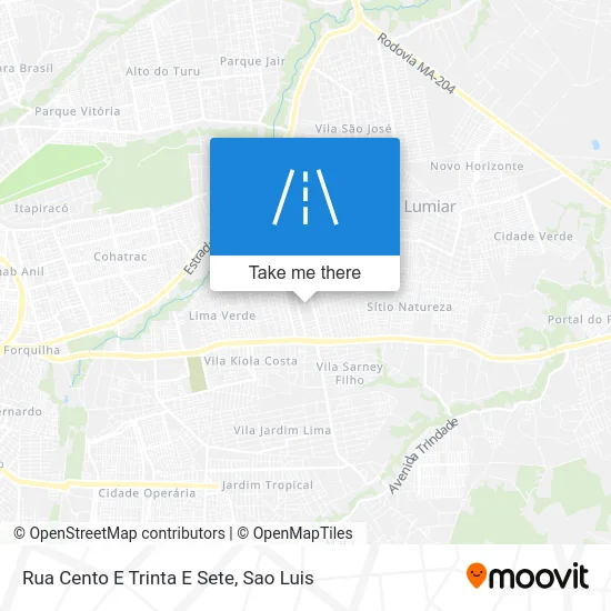 Rua Cento E Trinta E Sete map