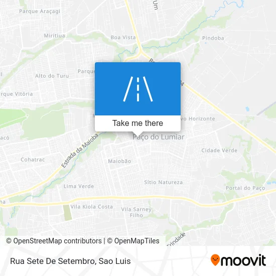 Rua Sete De Setembro map