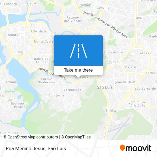 Rua Menino Jesus map