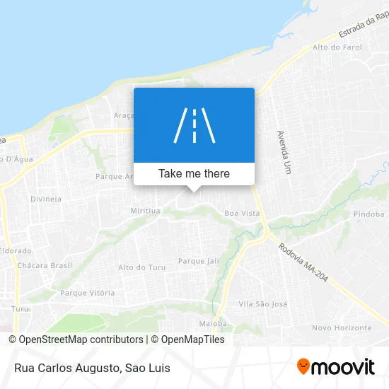 Rua Carlos Augusto map