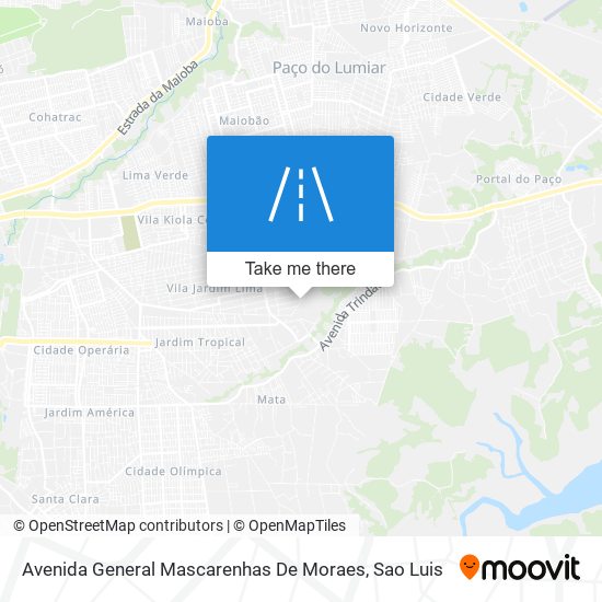 Avenida General Mascarenhas De Moraes map