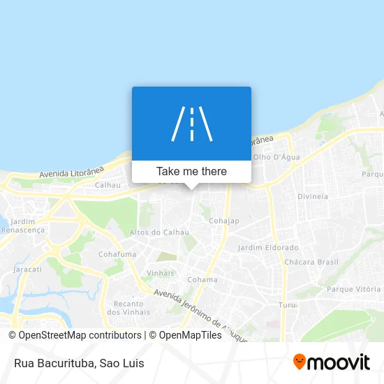 Rua Bacurituba map