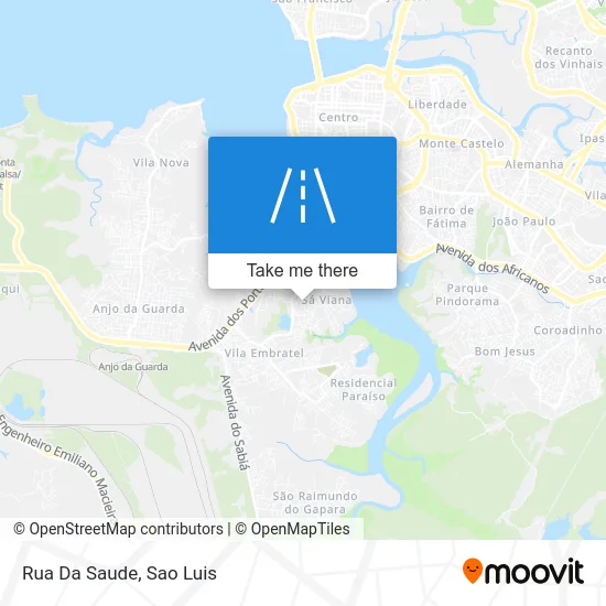 Rua Da Saude map