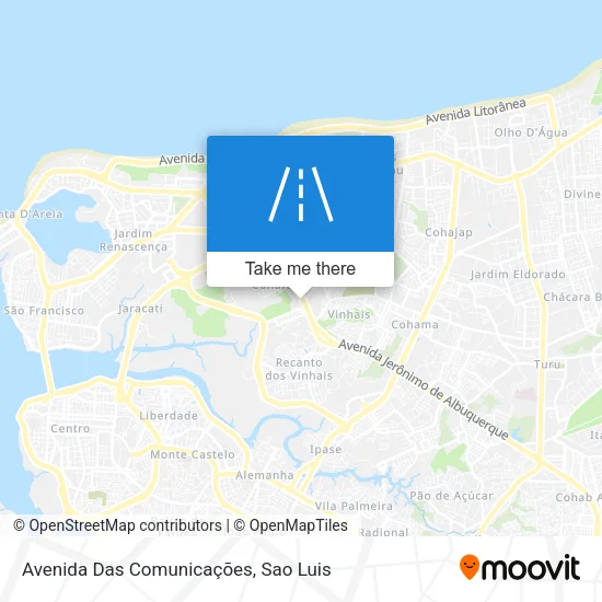 Avenida Das Comunicações map
