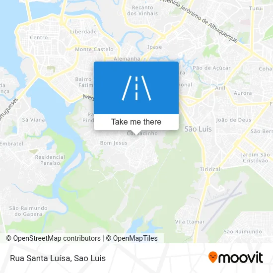 Rua Santa Luísa map