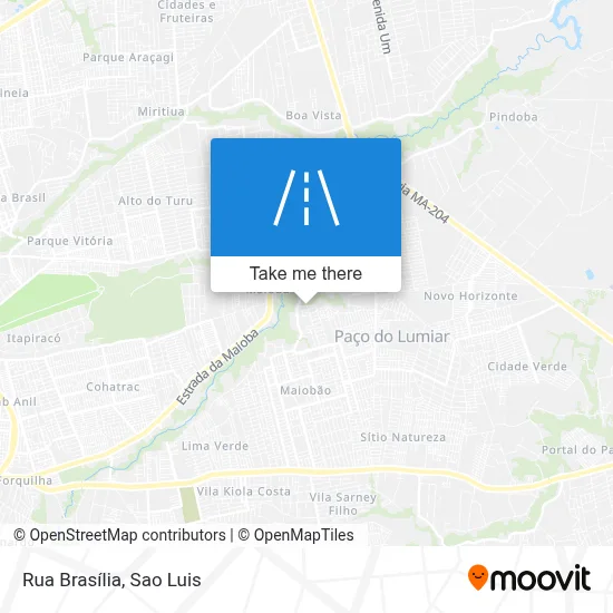 Rua Brasília map