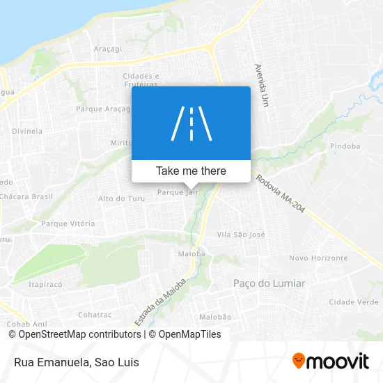 Rua Emanuela map