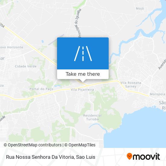 Mapa Rua Nossa Senhora Da Vitoria