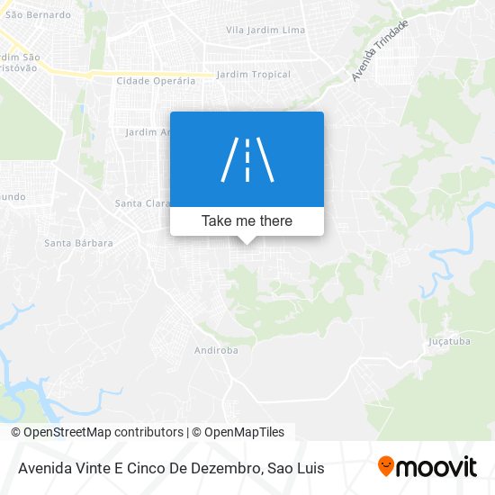 Mapa Avenida Vinte E Cinco De Dezembro