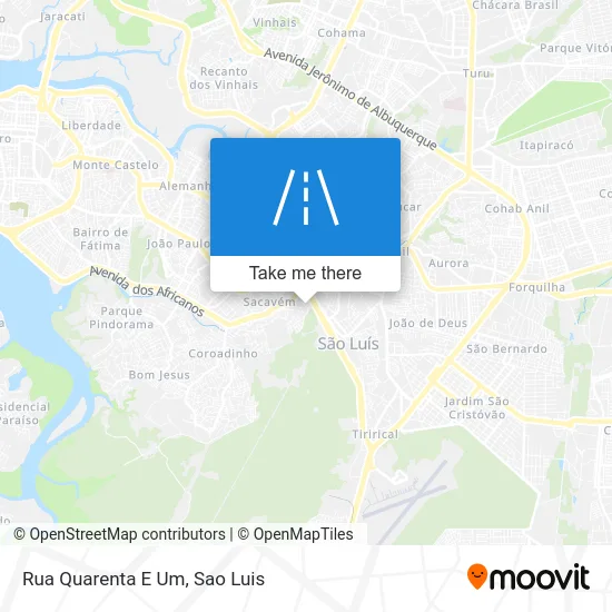 Rua Quarenta E Um map