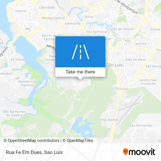 Rua Fe Em Dues map