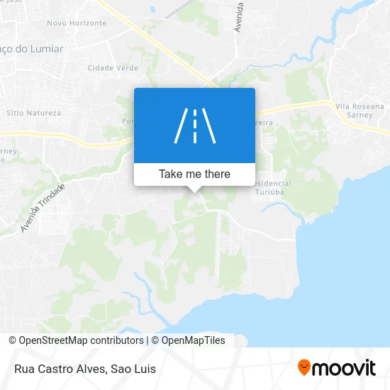 Rua Castro Alves map