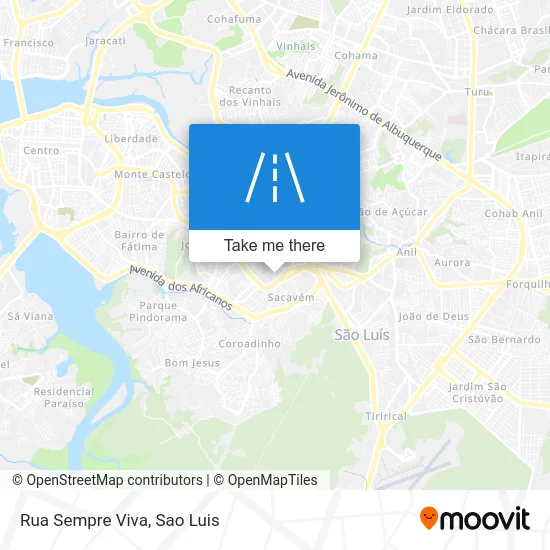 Rua Sempre Viva map