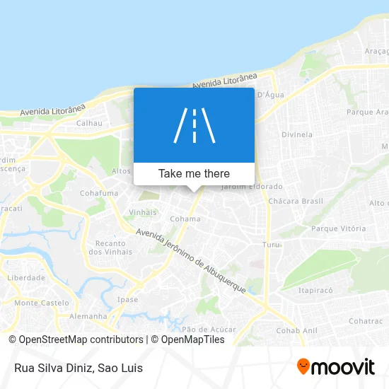 Rua Silva Diniz map
