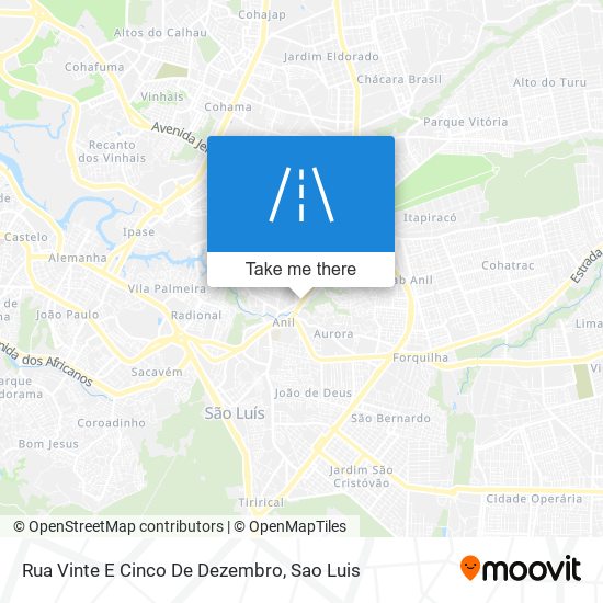 Rua Vinte E Cinco De Dezembro map