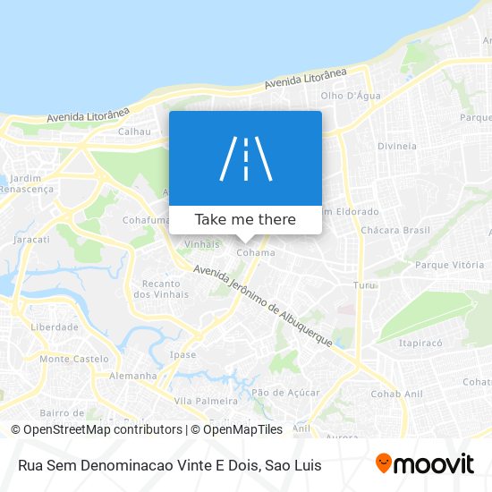 Mapa Rua Sem Denominacao Vinte E Dois