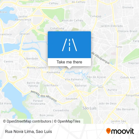 Rua Nova Lima map