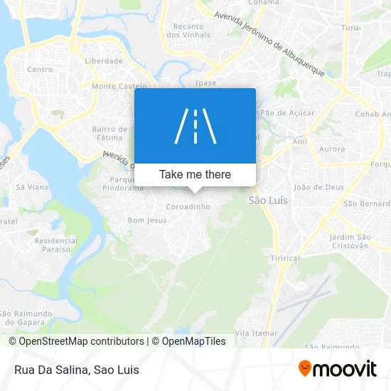 Rua Da Salina map