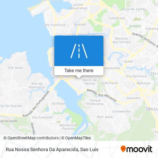 Rua Nossa Senhora Da Aparecida map