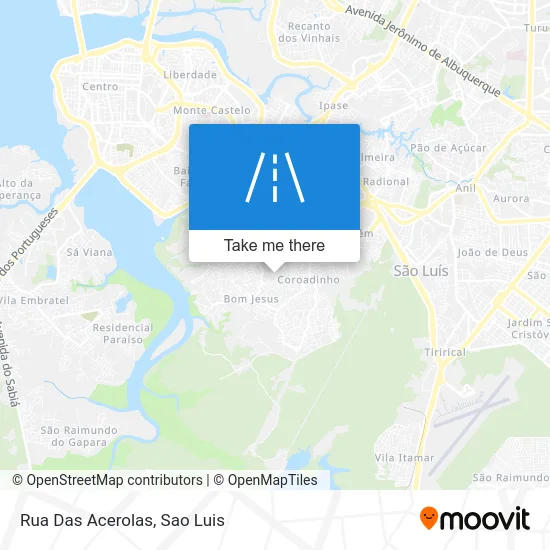 Rua Das Acerolas map