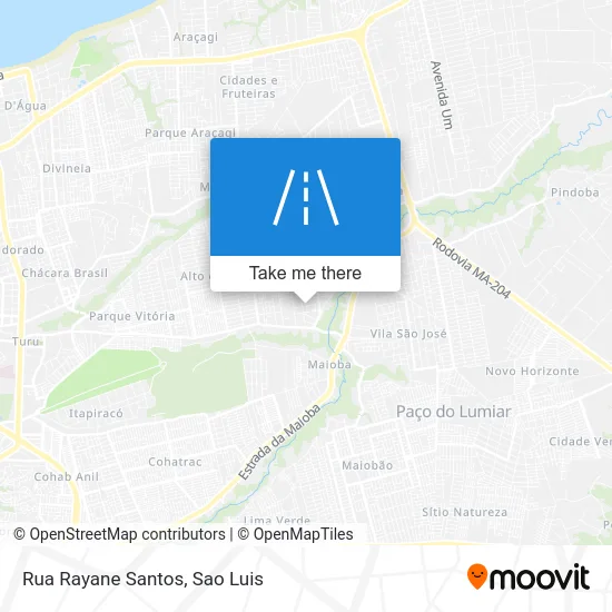 Rua Rayane Santos map