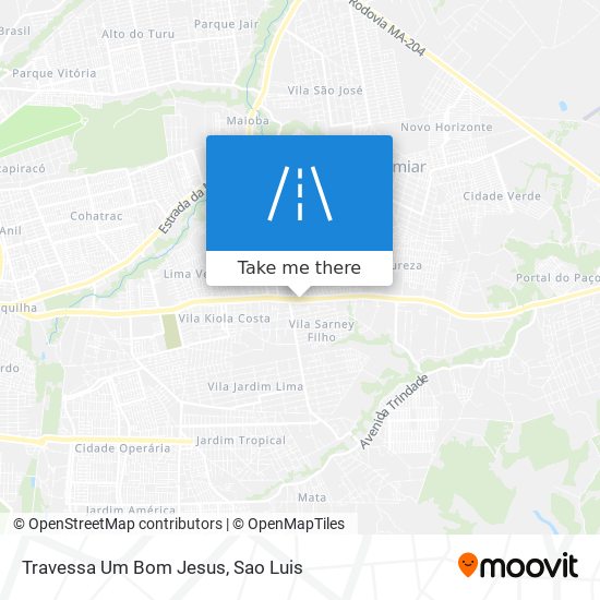 Mapa Travessa Um Bom Jesus