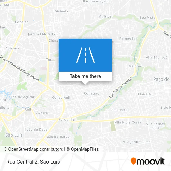 Rua Central 2 map