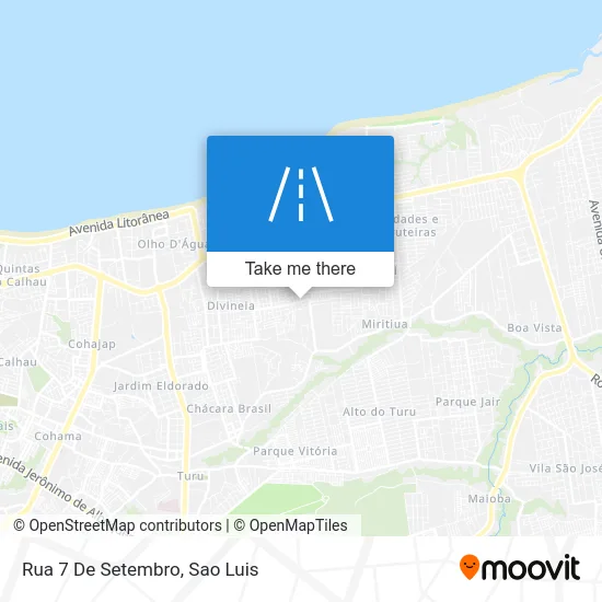 Rua 7 De Setembro map