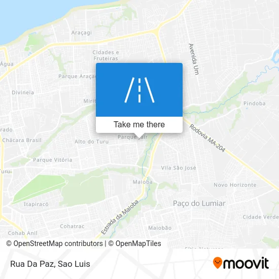 Rua Da Paz map