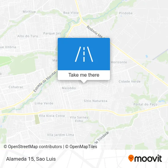 Alameda 15 map