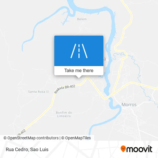 Rua Cedro map