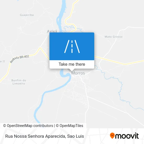Rua Nossa Senhora Aparecida map