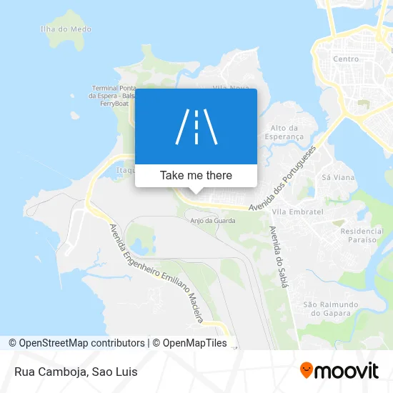 Rua Camboja map