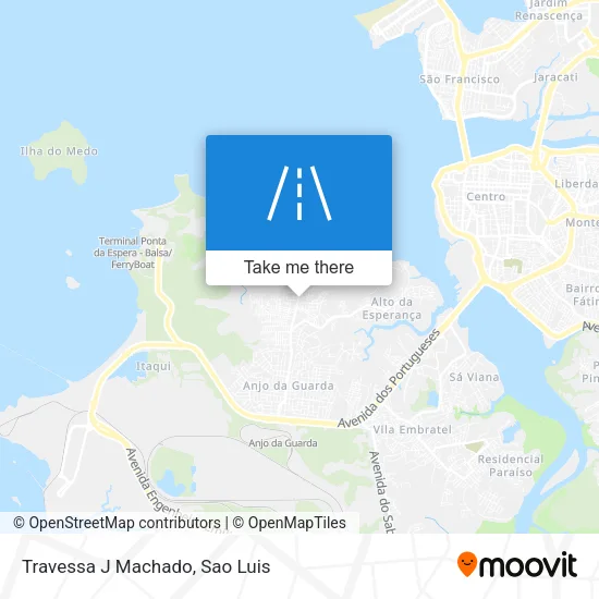 Travessa J Machado map