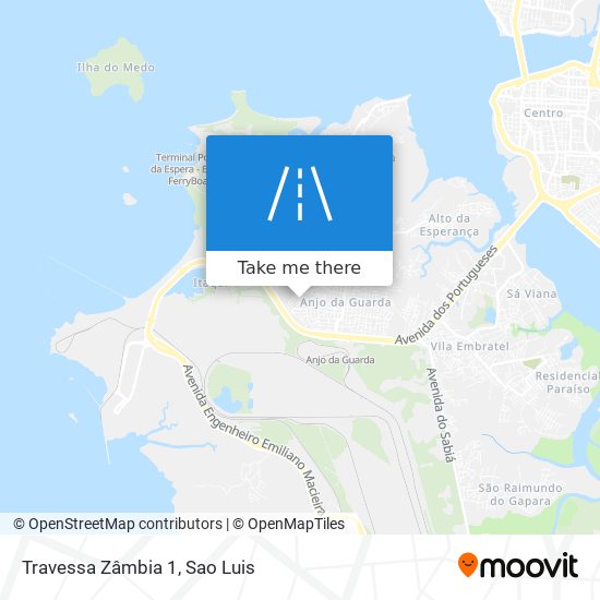 Travessa Zâmbia 1 map