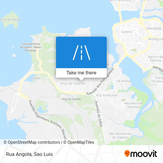 Rua Angola map