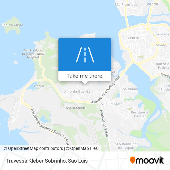 Mapa Travessa Kleber Sobrinho