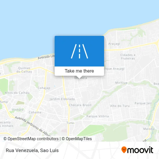 Rua Venezuela map