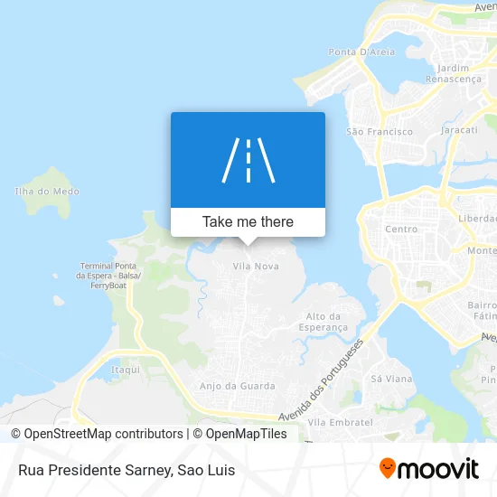 Rua Presidente Sarney map