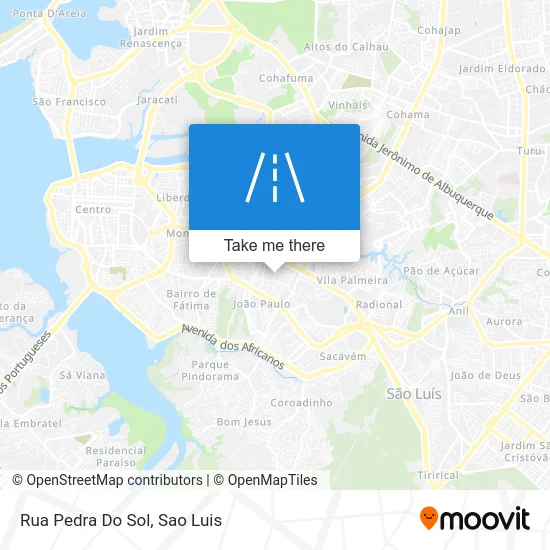Rua Pedra Do Sol map