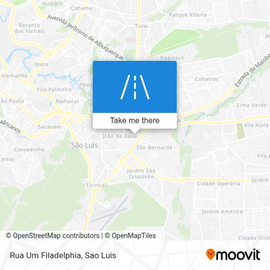 Rua Um Filadelphia map