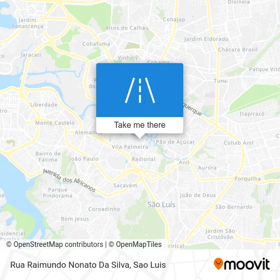 Rua Raimundo Nonato Da Silva map