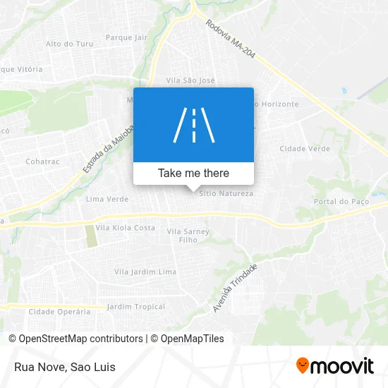 Rua Nove map